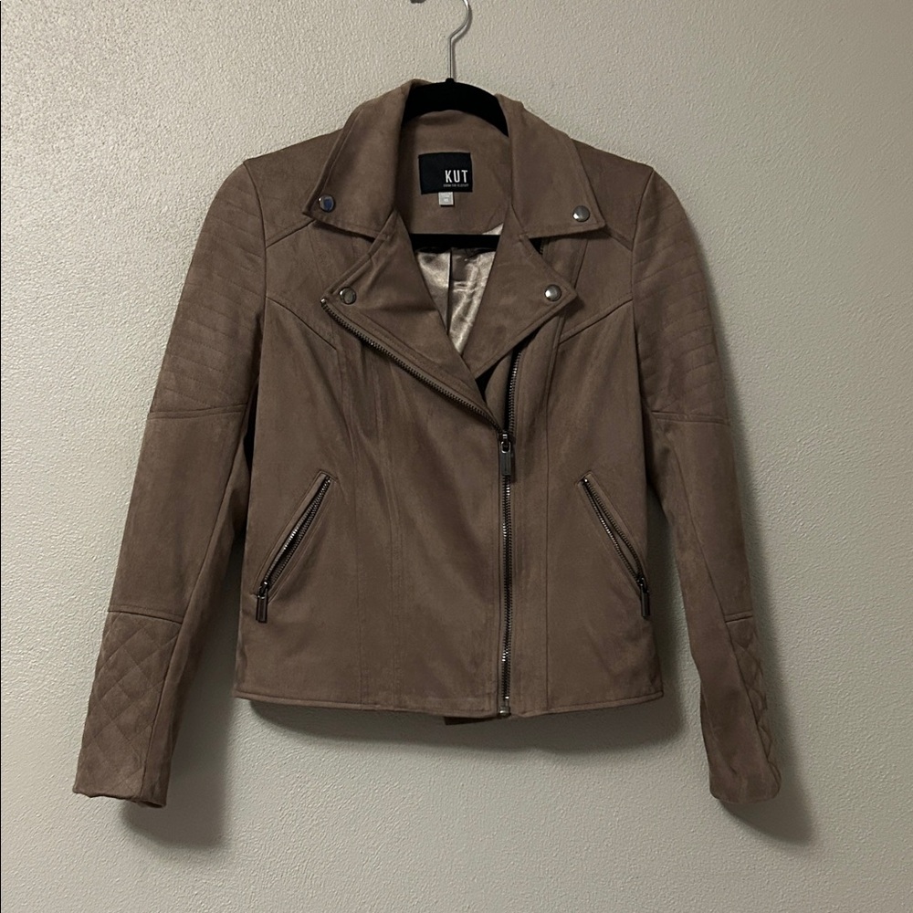 Kut from the Kloth Women's Tan Suede Jacket